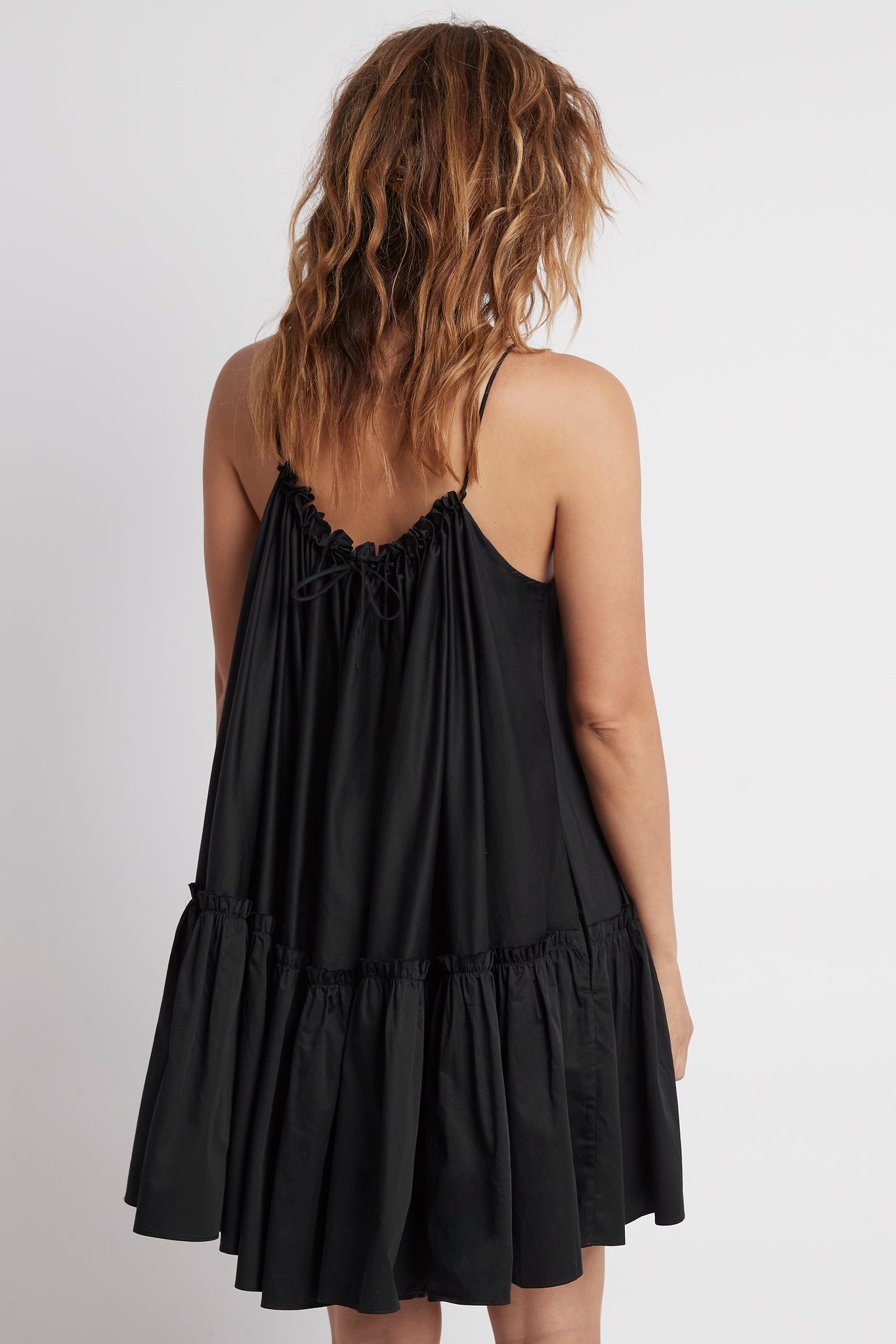 Midsummer Swing Mini Dress | Black ...